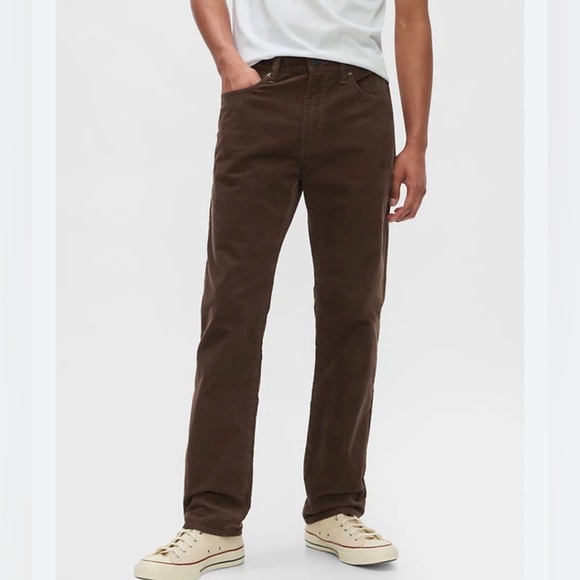 GAP Other - LIKE NEW Gap Men's Brown Slim Fit Corduroy Pants Size 32/30